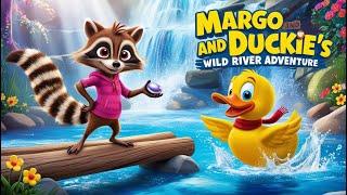 Margo and Duckie’s Wild River Adventure | Animal Bedtime Stories for Kids in English | TaleTwists