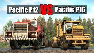 Snowrunner Pacific p12 vs Pacific P16 Which is better