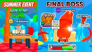 SUMMER EVENT  ️ NOOB TO PRO | OP PET! - BEST Arms | FINAL BOSS & Arm Wrestle Simulatle Roblox