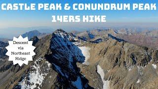Colorado 14ers: Castle Peak & Conundrum Peak Virtual Trail Guide
