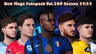 New Mega Facepack Vol.209 Season 24/25 - PES 2021 & Football Life 2025