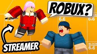 I 1v1'd a Streamer for 1000 Robux in Roblox Arsenal!