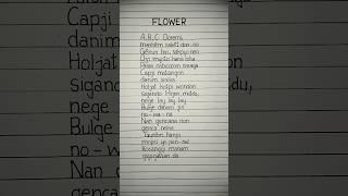 jisoo flower  lyrics in english #jisoflower #kpop