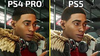 Spider-Man: Miles Morales PS5 Vs PS4 PRO Graphics Comparison 4K