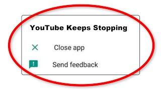 How To Fix YouTube Keeps Stopping Error Android & Ios - Fix YouTube App Not Open Problem