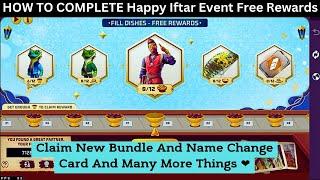 How To Claim New Bundle And Name Change Card - Happy Iftar Free Fire Pakistan Server 2023