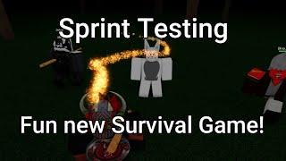 Fun new Survival Game! (Sprint Testing) #1