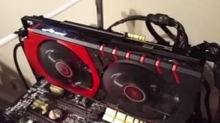 MSI AMD Radeon R9 390 (R9390GAMING8G) 8GB Furmark Benchmark