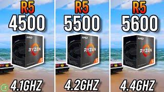 Ryzen 5 4500 vs Ryzen 5 5500 vs Ryzen 5 5600