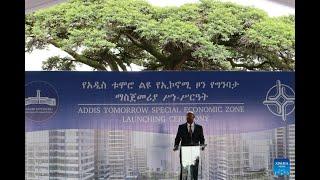 Ethiopian Prime Minister Abiy Ahmed inaugurated the construction of a new economic city,