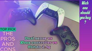 Dual Sense ,XBOX series controller & 8bitdo 2.4g (Ultimate 2c), which one you should buy?