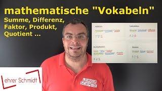 Summe, Differenz, Produkt und Quotient | mathematische Grundbegriffe