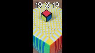 EVERY RUBIK'S CUBE FROM 1x1 TO 19x19