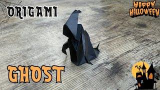 ORIGAMI GHOST BY ANIBAL VOYER’S DESIGN EASY TUTORIAL | DIY ORIGAMI GHOST PAPER FOLDING STEP BY STEP