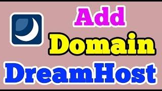 Add a domain on Dreamhost Hosting Panel