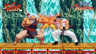 Gouken vs Akira Yuki l Virtua Fighter X Street Fighter l SEGA X Capcom