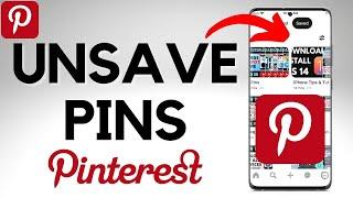 How to Unsave Pins on Pinterest - Delete a Pin | How to delete saved pictures from Pinterest #tips