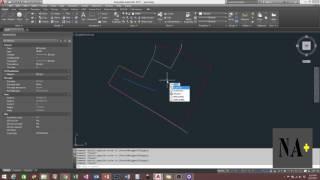 Autocad Tutorial : How to convert 3D polyline to 2d polyline