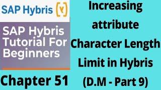 How to increase the default length of a column in Hybris | sap hybris tutorial | sap hybris | Part51