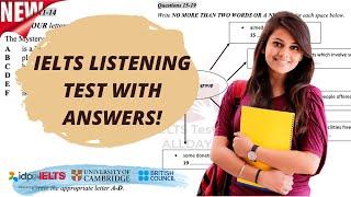 IELTS LISTENING PRACTICE TEST WITH ANSWERS  | MUST TRY! | OFFICIAL TEST