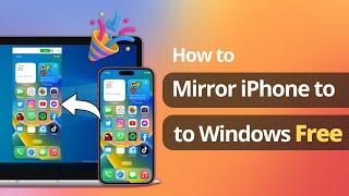 [ 4K ] How to Mirror iPhone to Windows 10 Free | LetsView Alternative