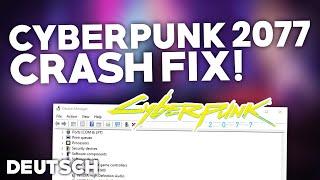 Cyberpunk 2077: CRASH/STÜRZT ab BEHEBEN! | Problemlösung | Crash fix Deutsch | 2024