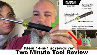 Two Minute Tool Reviews: Time to screw around (Klein Tools  32314 Electronics 14-in-1 Screwdriver )