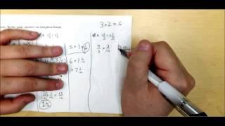 5-6: Adding and Subtracting Mixed Numbers