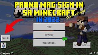 Paano Mag Sign In Sa Minecraft PE  - Full Tutorial