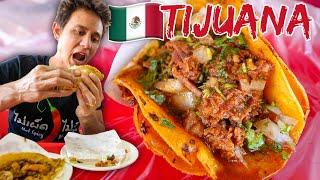 Mexican Street Food in Tijuana  INSANE TACOS TOUR IN MEXICO (Part 2)