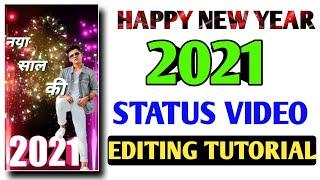 How to make happy new year 2021 status video / apni photo se happy new year bali video kaise banaye