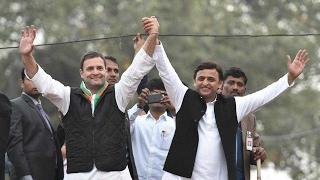 UP Polls: Rahul Gandhi, Akhilesh Yadav address Meerut residents