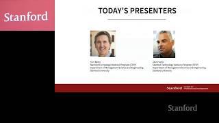 Stanford Webinar - The Innovator’s Guide to Ethics, Tom Byers and Jack Fuchs