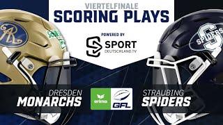 Dresden Monarchs vs. Straubing Spiders | Highlights - ERIMA GFL, Viertelfinale | SDTV Football