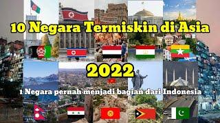 10 Negara Paling Miskin di Asia 2022 | 1 Negara Pernah Jadi Bagian dari Indonesia