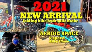 Folding bike Aeroic Space | Alloy frame 9 Speed | Hydraulic brake