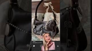 DIY PINTEREST COQUETTE TRENDY PURSE TREND #shorts #youtubeshorts #fashionstyle #fashiontrends #style
