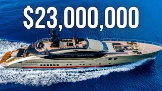 Touring one of the WORLD'S LARGEST SPORT YACHTS | $23,000,000 Palmer Johnson 170