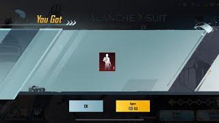 Avalanche X Suit | Mythic In First Spin  | X Suit Giveaway | #bgmi #pubg #pubgmobile