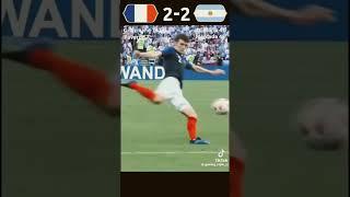 Argentina vs frinans football world cup history