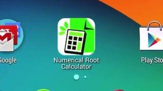 New App: Numerical Root Calculator, Digging Out the Root for Everything!