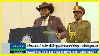 Kiir declares S. Sudan wildlife population world's largest following census.