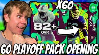 I Opened 60  Playoff Packs For New LTD Lawrence Taylor!! This is What I Pulled...