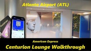 AmEx Centurion Lounge Walkthrough – Atlanta Airport (ATL)