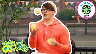 Mac Overcomes His Fear of Tennis | Series 3 | Andy and the Band