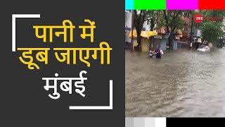 Monsoon rains flood Vasai-Virar street in Maharashtra | बारिश के कारण वसई-विरार में बाढ़ जैसे हालात