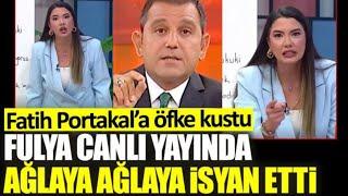 FULYA ÖZTÜRK CANLI YAYINDA ÇILDIRDI #fulyaöztürk #fatihportakal #foxtv