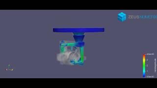 CFD Simulation of liquid metal flowing into casting