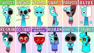 Incredibox Sprunki ALL SWAPPED MODS | All New Versions Comparison