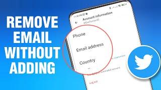 How To Change Email Address From Twitter without a new Email | Switch Your Email ID on Twitter